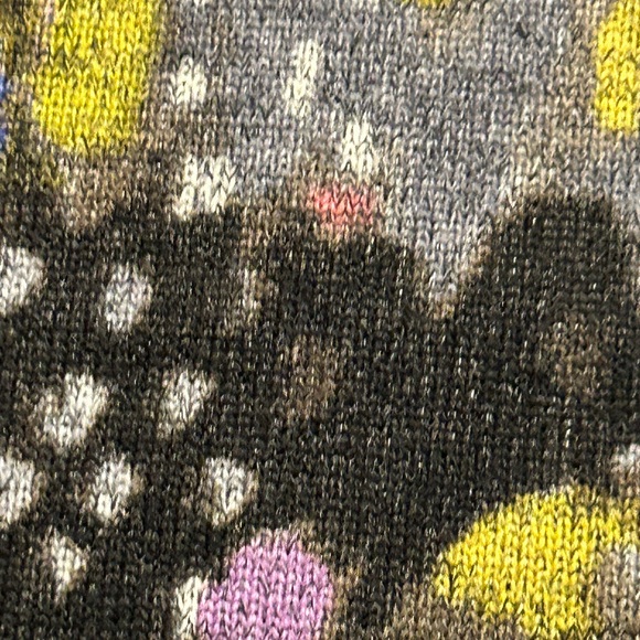 Chalet et  Ceci Top Shirt Women’s Medium Oversized Abstract Colorful Made In USA - Picture 6 of 9